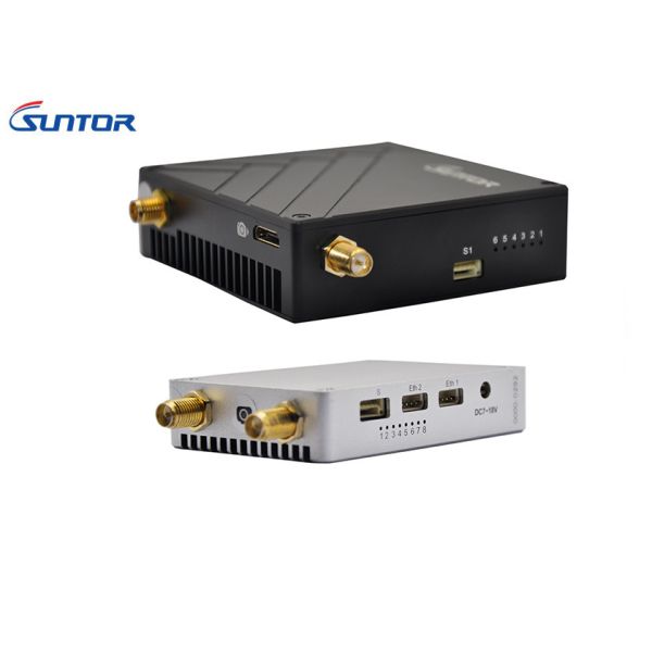 Ethernet 2W FHD COFDM Video Transmitter With Double Antenna , Ultra Long Range
