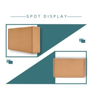 Fold Up Corrugated PMS Clothing Gift Box Custom Logo Mailer Shipping