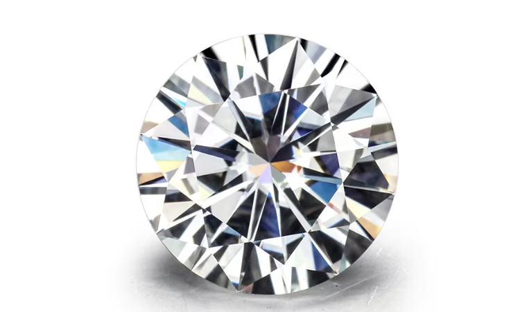 GRA Certificate 1ct Round Cut 6.5mm VVS1 Loose Moissanite Diamond in White Pink Yellow Champagne Blue Green for Jewelry