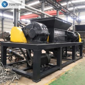 Circuit Board Wood Cans Shredding Double Shaft Shredder Machine