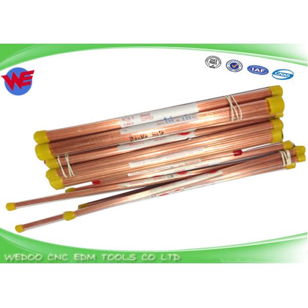 EDM Copper Electrode Tube 2.0*400mm Multi hole Type For EDM Drill Machine