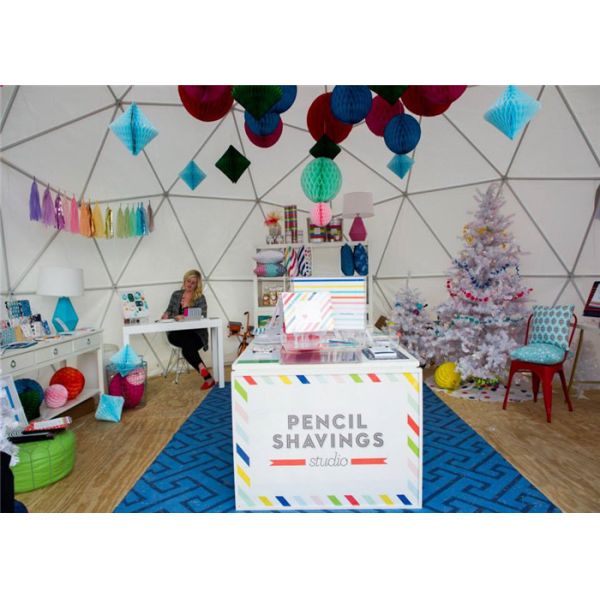 Durable Party Mini Geo Dome Tent With Rainproof Fabric Sidewall