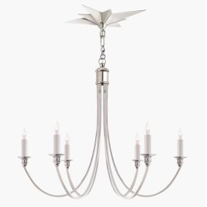 SC 5001 Venetian Medium Chandelier Bronze / Polished Nickel / Hand-Rubbed