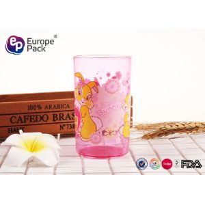 Unbreakable Childrens Plastic Cups Volume 270Ml Plastic Kids Mug