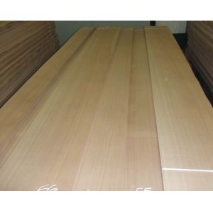 Natural African Anegre Wood Veneer Sheet Quarter Cut