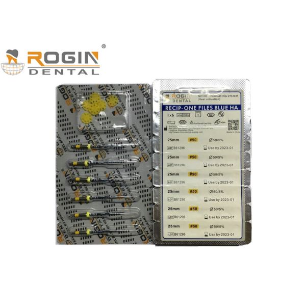 Professional Blue Dental Rotary Files For Root Canal Treatment OEM ODM Service