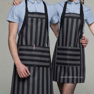 OEM Chef Work Apron Cotton Denim Material Anti Wrinkle