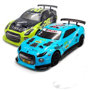 Quality 1 14 Ratio LED Light Drift Electric 4WD Racing Car with 2.4G Speed Remote Control for sale