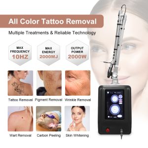P3 Portable Nd Yag Laser Picosecond Laser Tattoo Removal Machine Pico Laser