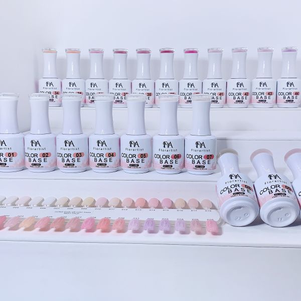 Private Label Translucent Color Rubber Base High Viscosity Rubber Base Coat for French Manicure