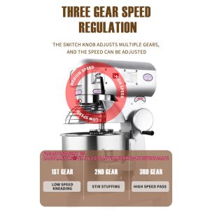 Professional Spiral Dough Mixer Electric Stainless Steel Body Multifunction