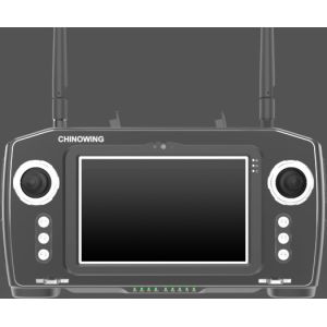 IP65 grading Drone Controller With Screen aluminum alloy shell
