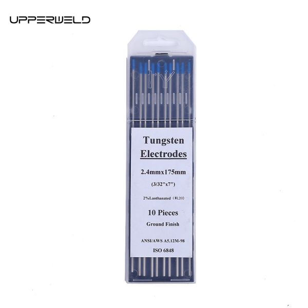 2.4mm*175mm Blue TUNGSTEN Electrodes 10-pack for DC/AC Operating Current TIG