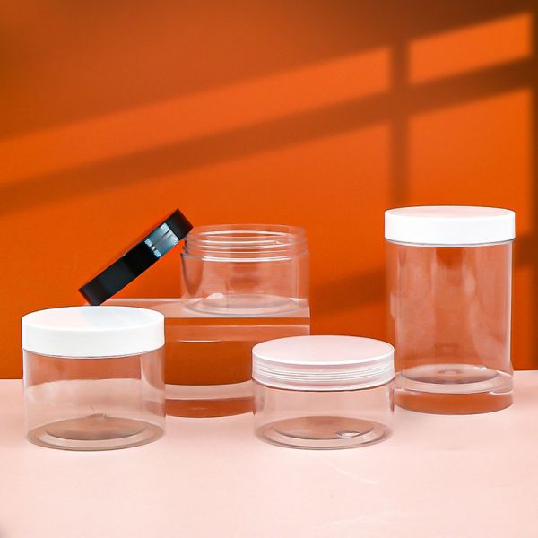 Buy Custom Logo Plastic Containers Jars with Aluminum Foil Sealing at wholesale prices