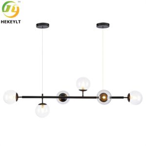 China 6 Light Kitchen Island Linear Pendant Nordic Modern Style on sale
