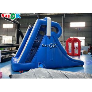 Small Inflatable Slide Wet And Dry Slide Anti Ruptured Logo Printing Outdoor