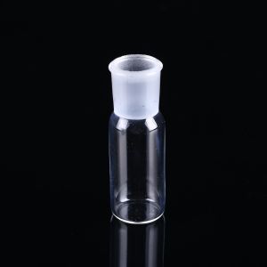 One End Closed Quartz Glass Test Tube , Clear Flat Bottom Silica Glass Products