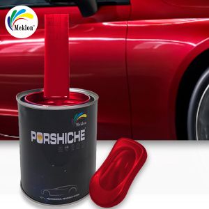 Nontoxic Heatproof Brilliant Red Car Paint Fade Resistant Top Coat Automotive
