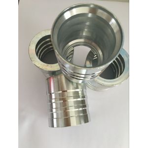 00402 - 16 carbon steel zinc plated EN 856-4SP hydraulic hose fittings ferrule