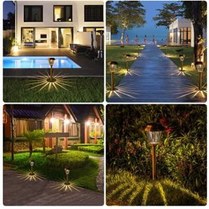 Wireless 600mAh 8 Lumens Waterproof LED Solar Garden Lights