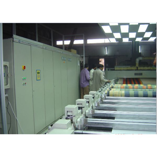 Maganetic Rotary Screen Printing Machine HMI Interter Controlled Individual