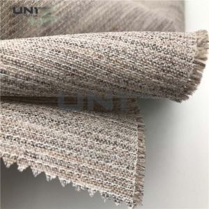 Cotton Polyester Woven Fusible Interlining Stiff Elastic