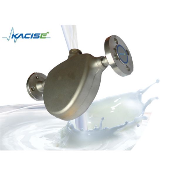 Microbend Type Sanitary Flow Meter , Coriolis Mass Milk Flow Meter With LCD