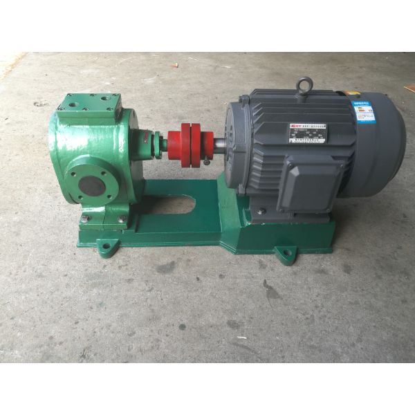 Rotary Gear Oil Pump For Road Construction Plant , LCB Series Bitumen Gear Pump