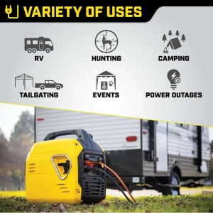 Quiet Fuel Tank Butane 1.3kVA Portable Micro Generator 1000W