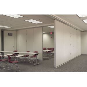 China Ceiling Soundproof Movable Office Partition Wall / Sliding Folding Partitions on sale