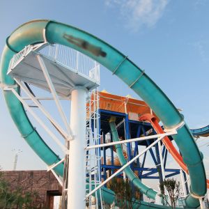 Vison Aqua Loop Fiberglass Water Slide for Theme Parks