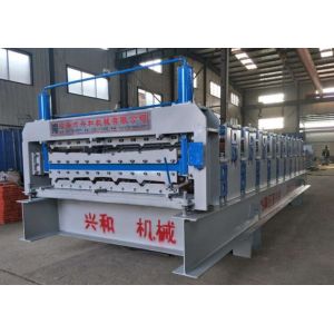 4Ton Double Layer Roll Forming Machine With Carbon Steel 45 Rolling Material