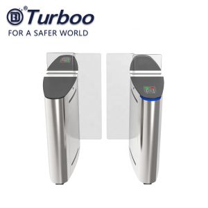 Sliding Turnstile Barrier Gate Biometric Security System With CE Certificate