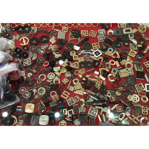 Custom Bright Zinc Alloy Metal Jeans Button Engraved Metal Button