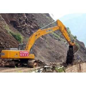 Yellow Mini Wheel Excavator Maximum Digging Depth 2985mm Reliable