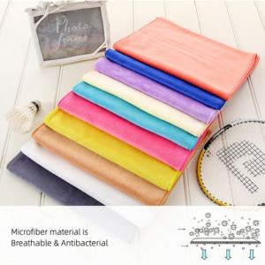 290gsm Super Absorbent Odor Control Microfiber Workout Towel with Mesh Bag for