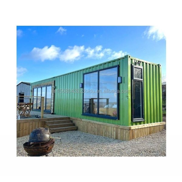 Buy 50/75/100mm Wave Sandwich Panel Wall Customizable Design 40ft Modified Shipping Container House for Living or Vacation at wholesale prices