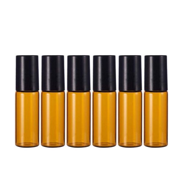 Buy Glass Amber Empty Essential Oil Bottles Leakage Proof High Tightness at wholesale prices