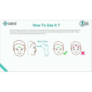 Forehead IR Non Contact Infrared Thermometer CARE4U ZLK-IRT101