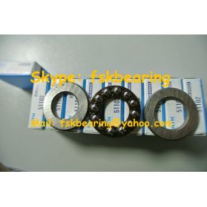 Chrome Steel Stainless Steel Miniature Thrust Ball Bearings 51101 / 51102 /