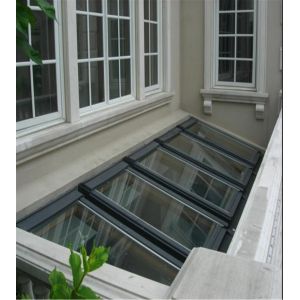 Breathable Double Glass Aluminum Storm Windows For Sloping Roofs