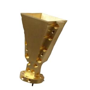 Quality High Isolation Microwave Waveguide Antenna Wr 10 Gold Plating 75x30x29mm for sale