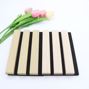 1220 * 600 Acoustic Panel Board Sound Insulation Wood Substitute Composite 3mm