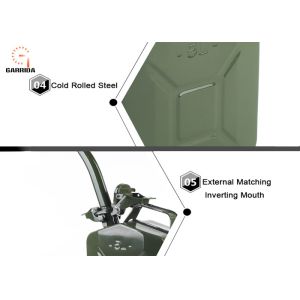 Reliable 20L Auto Fuel Tanks Cans , Easy Operation American Jerry Can With A