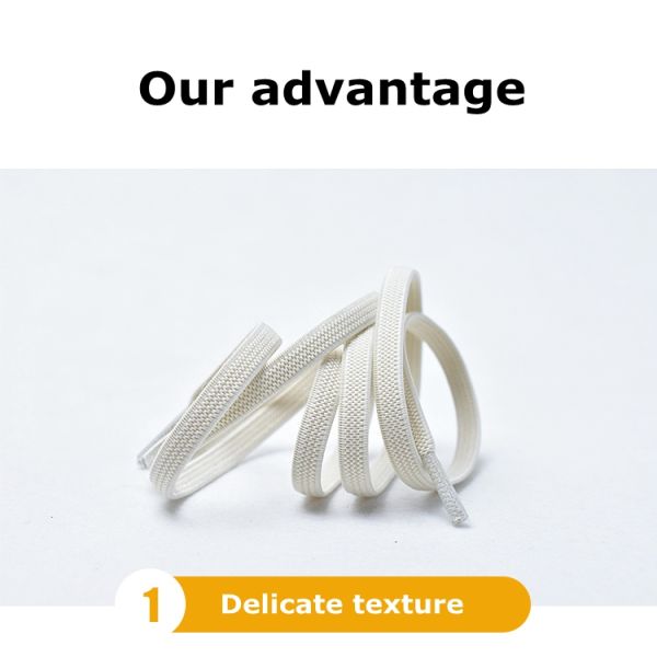Custom Flat Colored Elastic No Tie Shoe laces For Lazer