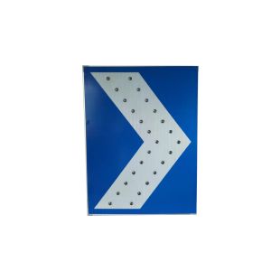 Aluminum Solar Chevron Sign Mono Crystalline IP54 Chevron Street Sign