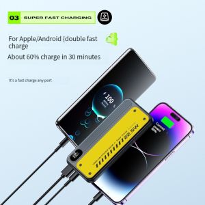 10000mAh Power Bank 22.5W Fast Charge Portable Power Station for Mobile Phone