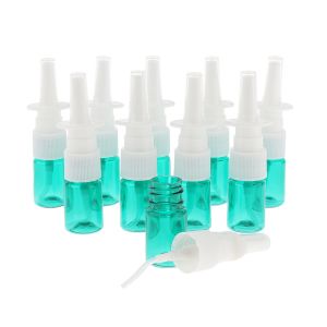 Plastic Round 15ml Refillable Nasal Spray Bottle