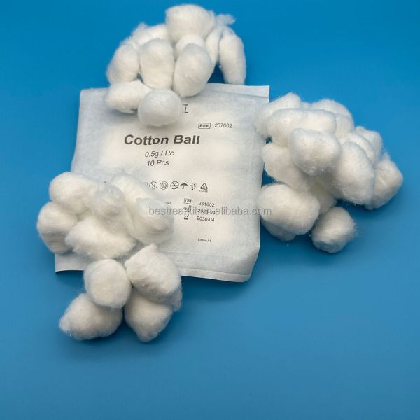 100% Cotton Ball with Sterile Packaging Medical Consumables Product