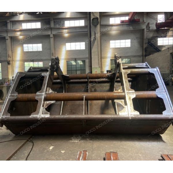 Electro Hydraulic Clamsheel Grab Bucket Leak Proof Grain Grab